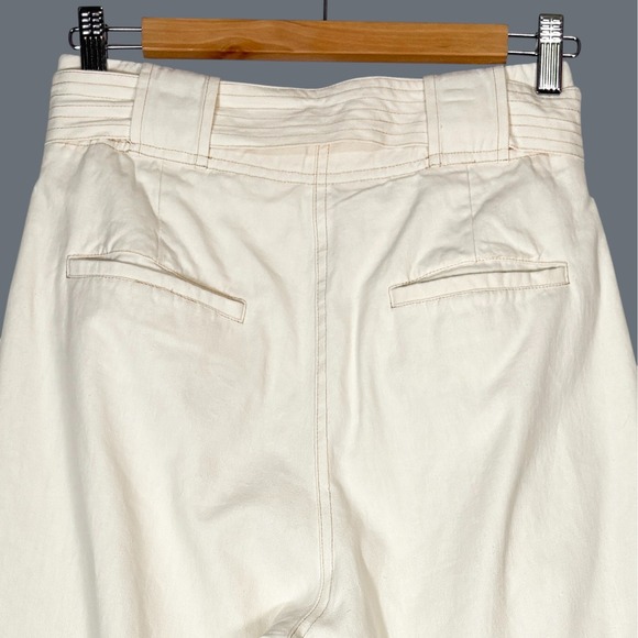 Sancia‎ Anthropologie Marla Ivory Hemp Blend Coastal Wide Leg Pants Womens XS - Picture 5 of 9